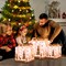 Set of 3 Lighted Christmas Gift Box with 100 Warm White Lights